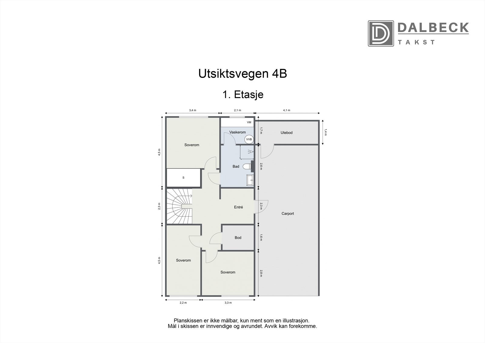 PLANTEGNING 1. ETASJE Galleribilde