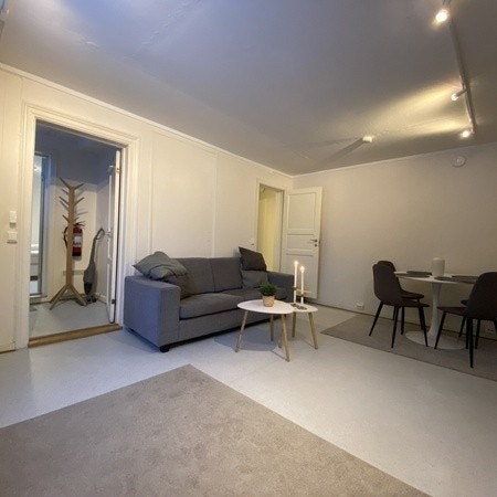 Flott lys stue Galleribilde