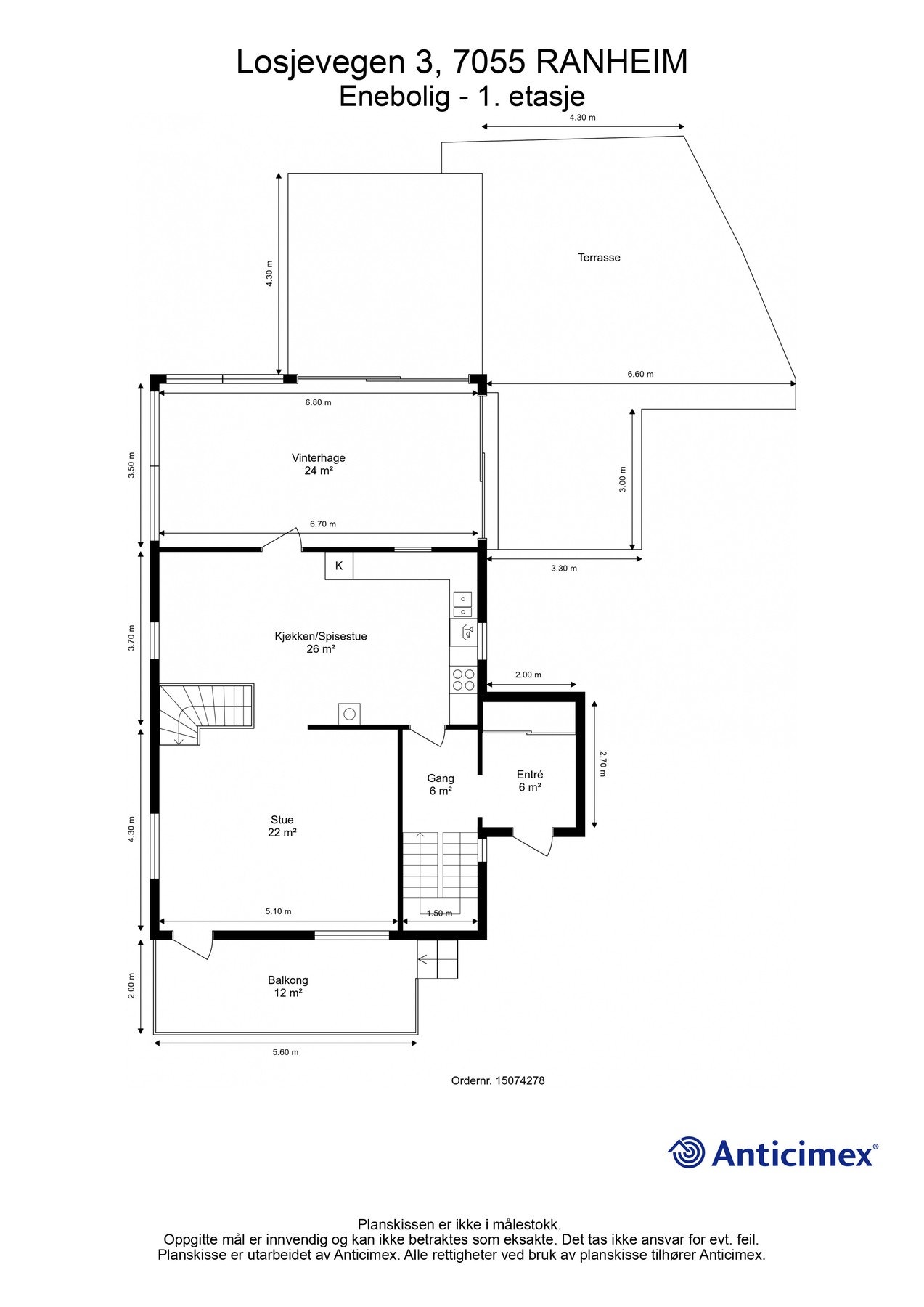 Hovedhus - 1.etasje Galleribilde