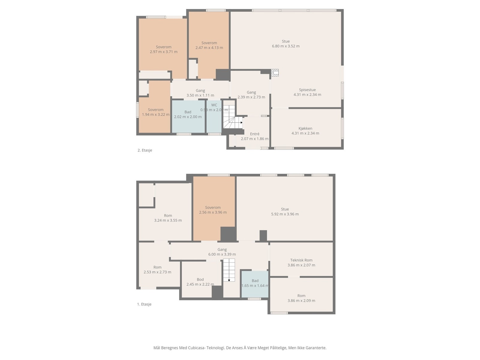 Samlet plantegning Galleribilde