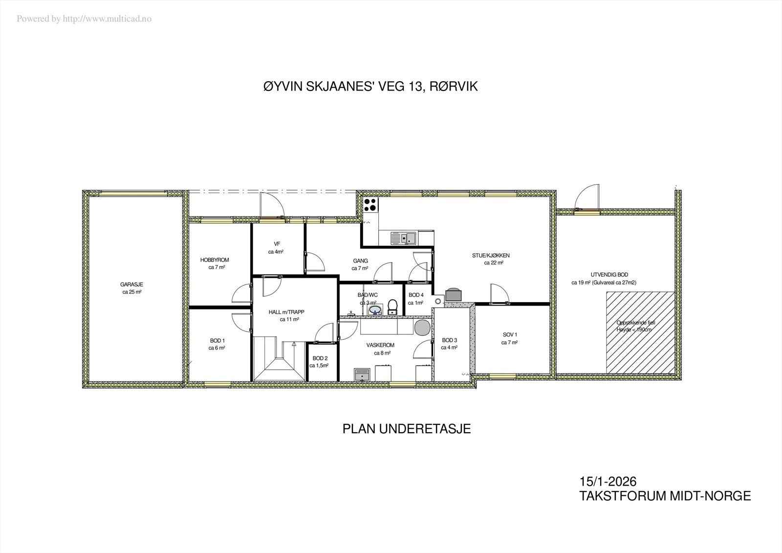 Plantegning 2. etg Galleribilde