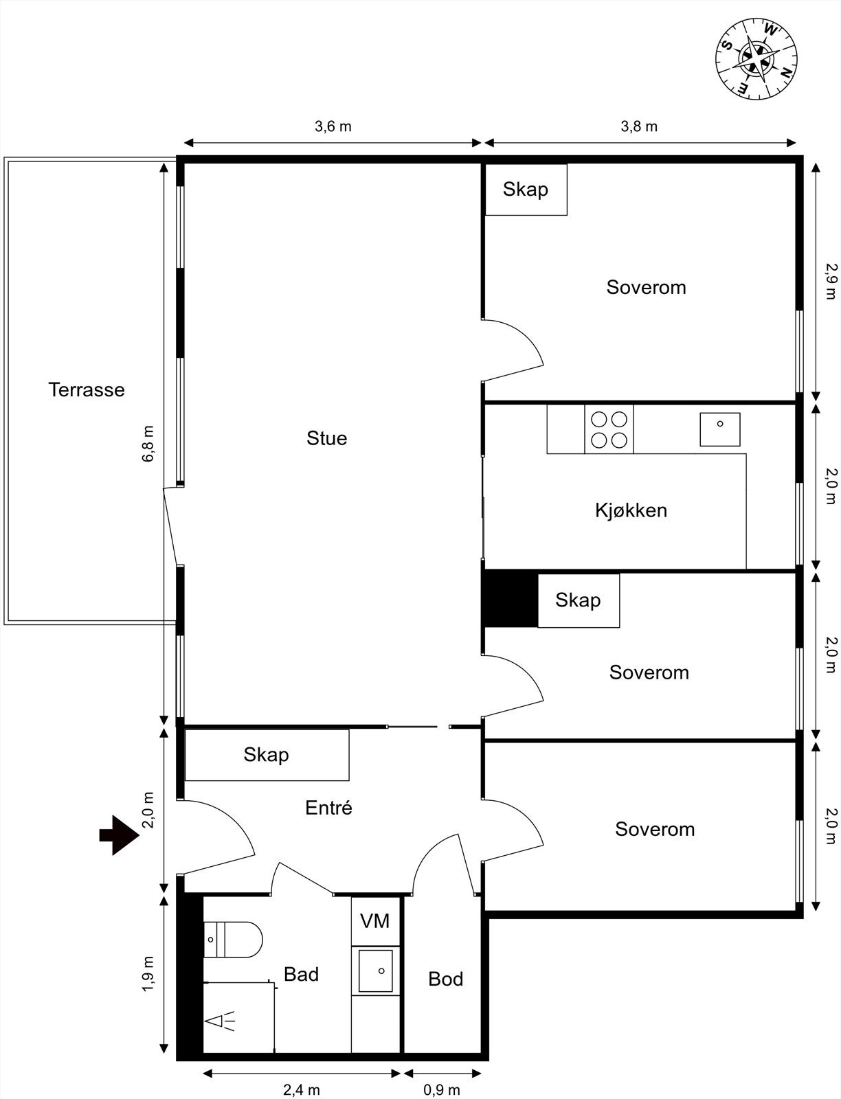 Plantegning. Galleribilde