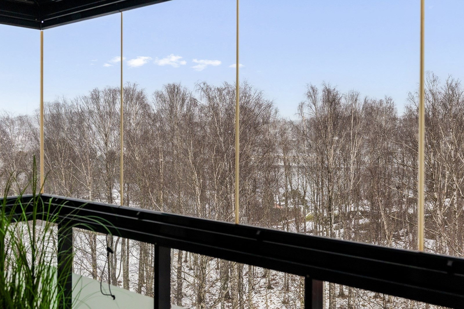 Den flotte utsikten gir en følelse av luft og frihet. Galleribilde