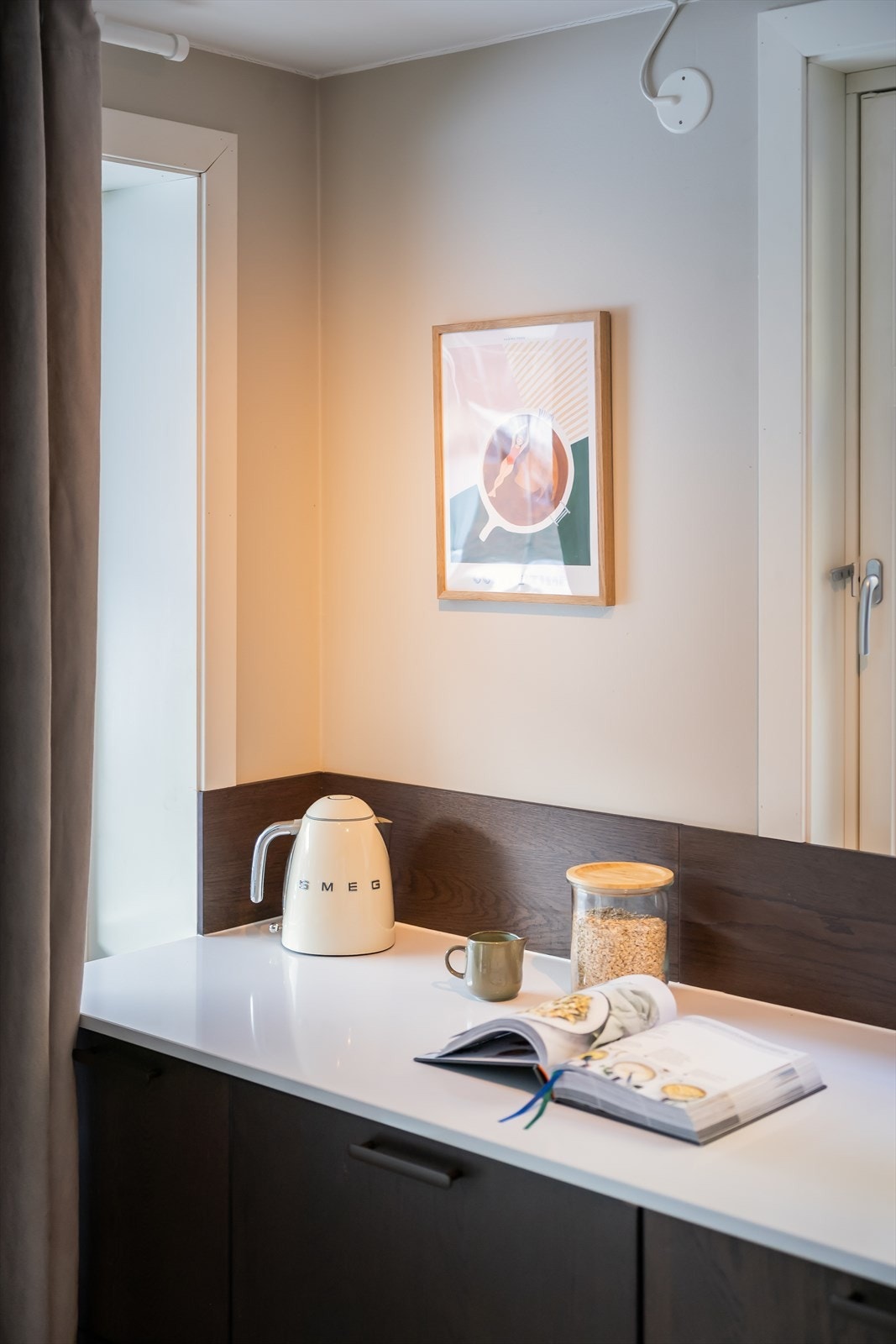 Detaljbilde fra kjøkkenet. Galleribilde