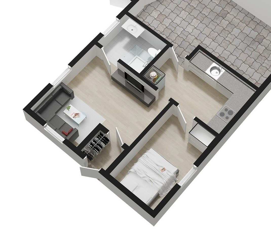 Plantegning. Galleribilde