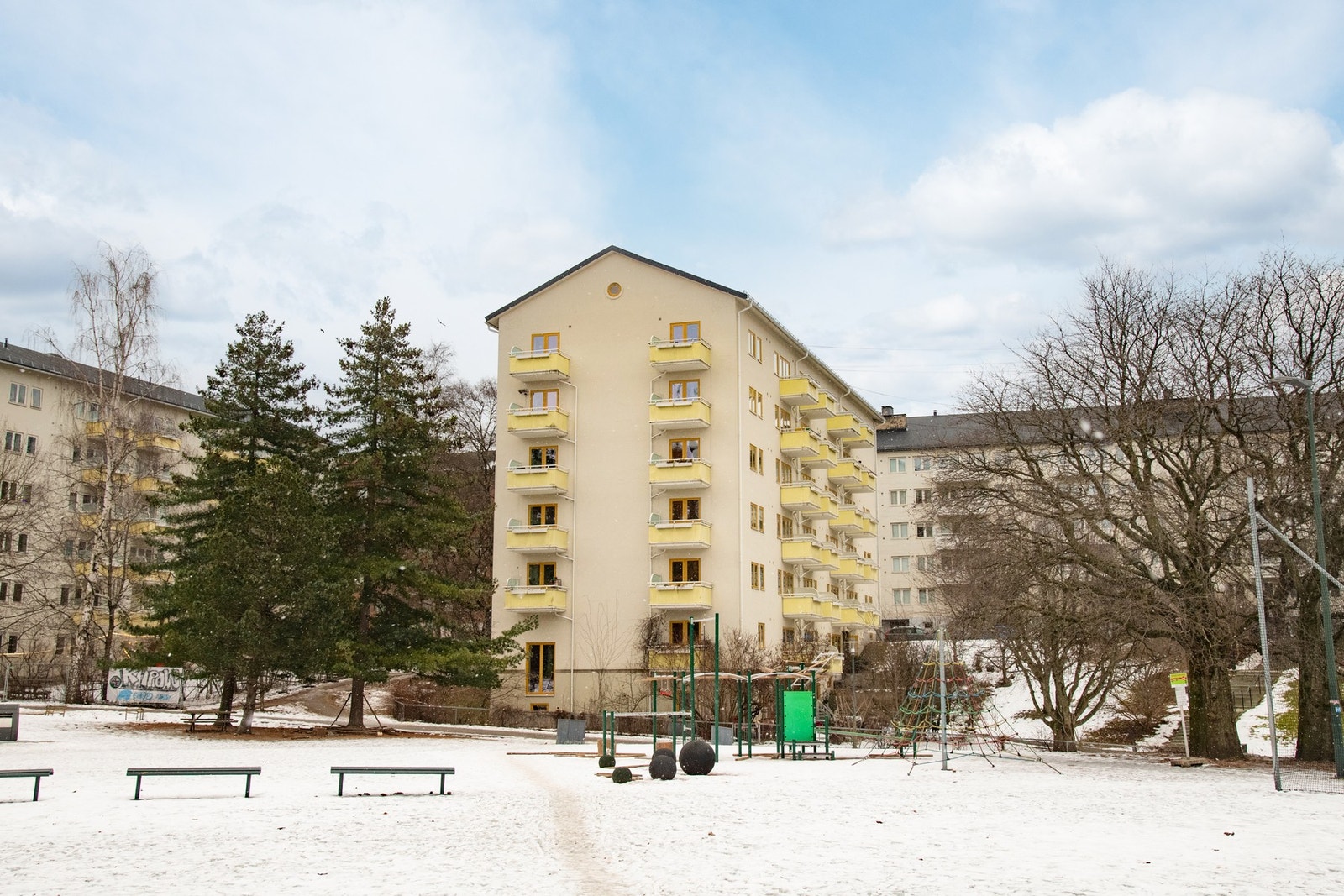 Her bor du fredelig til ved Iladalens parkarealer, med kort vei til bylivet. Galleribilde