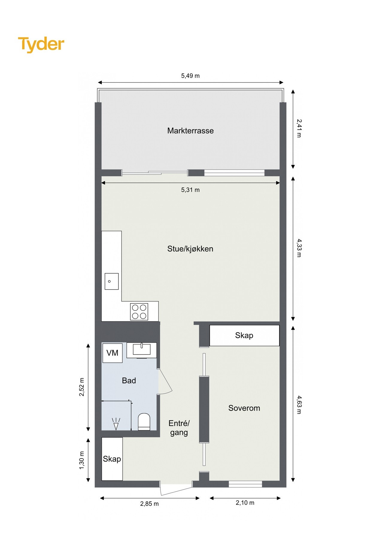 Plantegning. Galleribilde