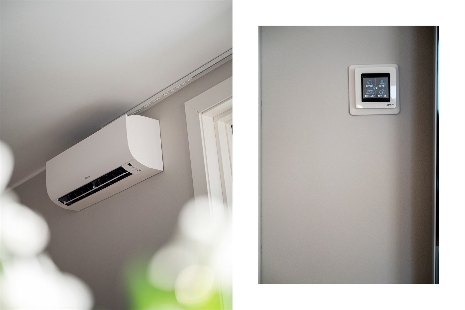 - Leiligheten har ny varmepumpe som både har varme- og kjølefunksjoner - Galleribilde