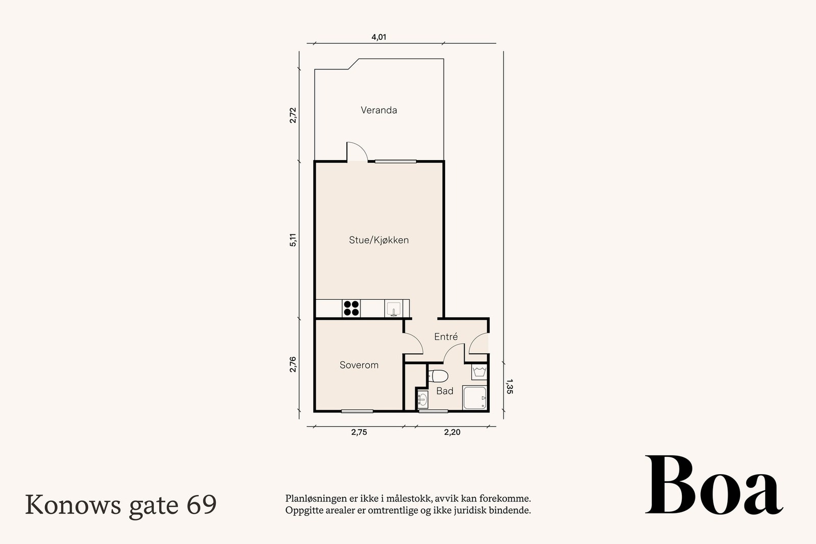 Plantegning Galleribilde