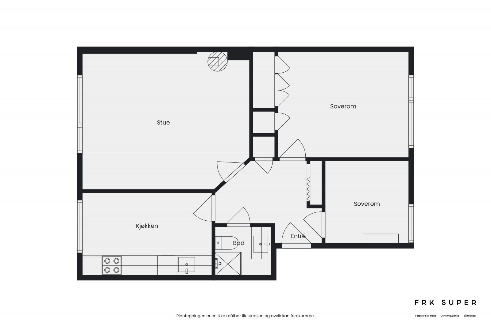 Plantegning Galleribilde