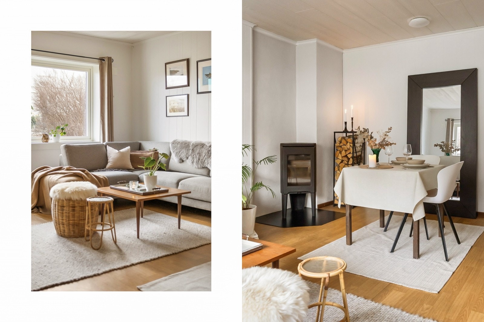 Leiligheten inneholder: Gang, bad, 2 soverom og stue/kjøkken Galleribilde