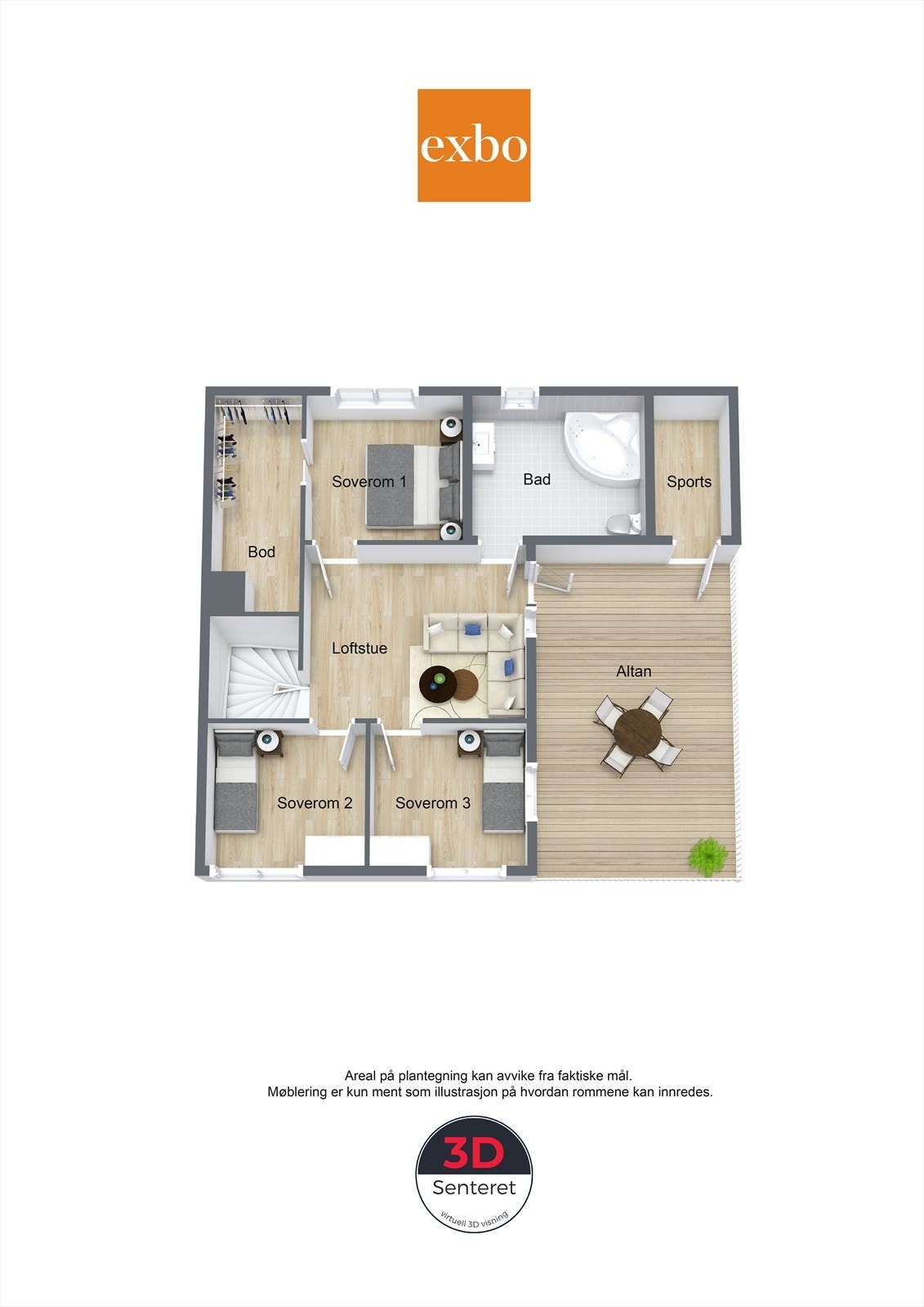 Plantegning 2.etasje. Galleribilde