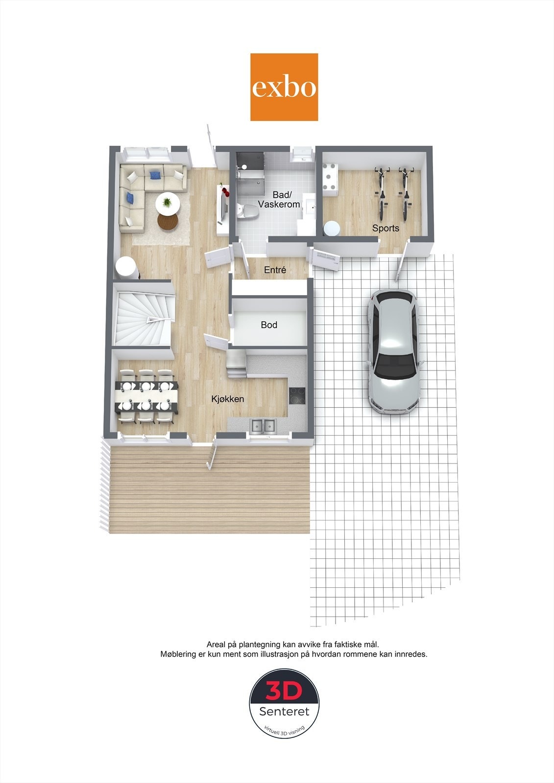 Plantegning 1.etasje. Galleribilde