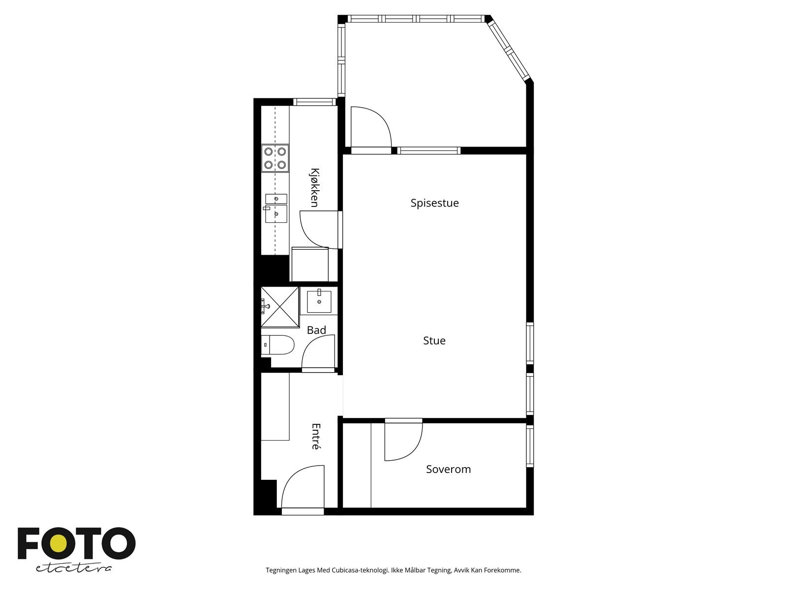 Veiledende plantegning - Ikke målbar Galleribilde