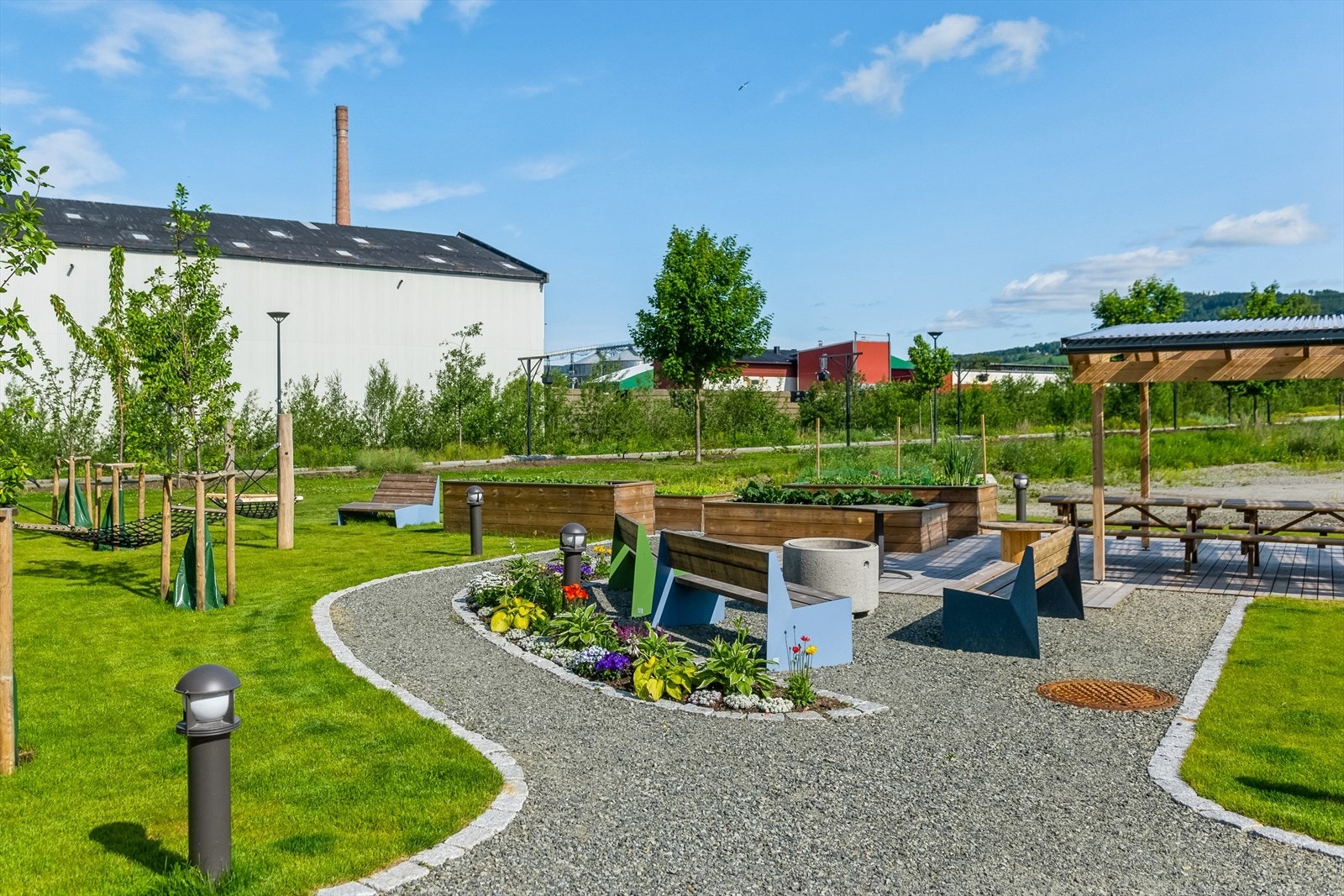 Fra hagen Galleribilde