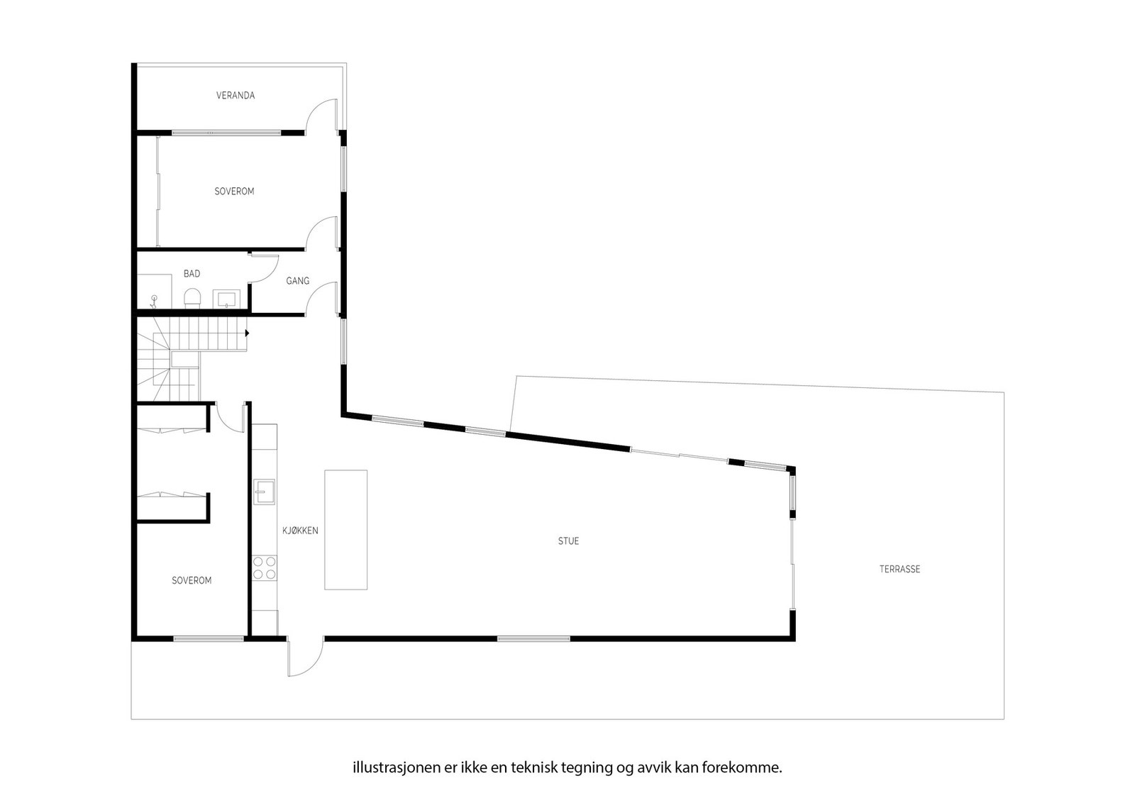 Plantegning 2. etasje. Galleribilde