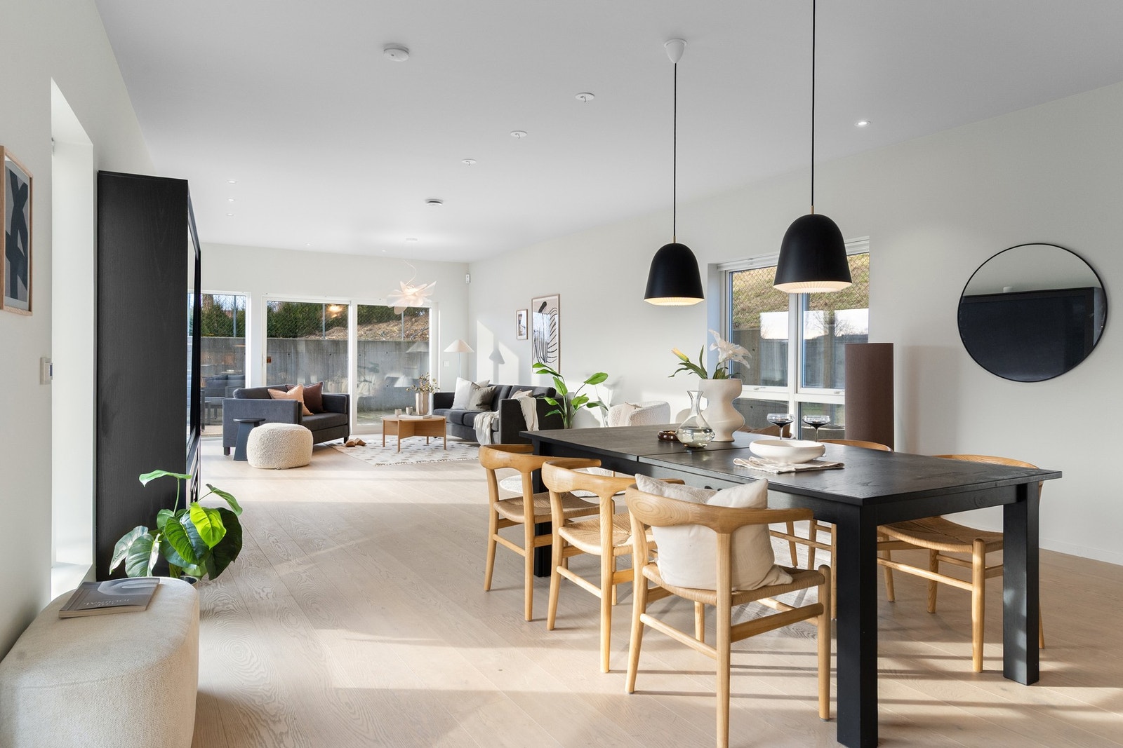 Gjennomgående flott 1-stavs eikeparkett fra Boen. Galleribilde