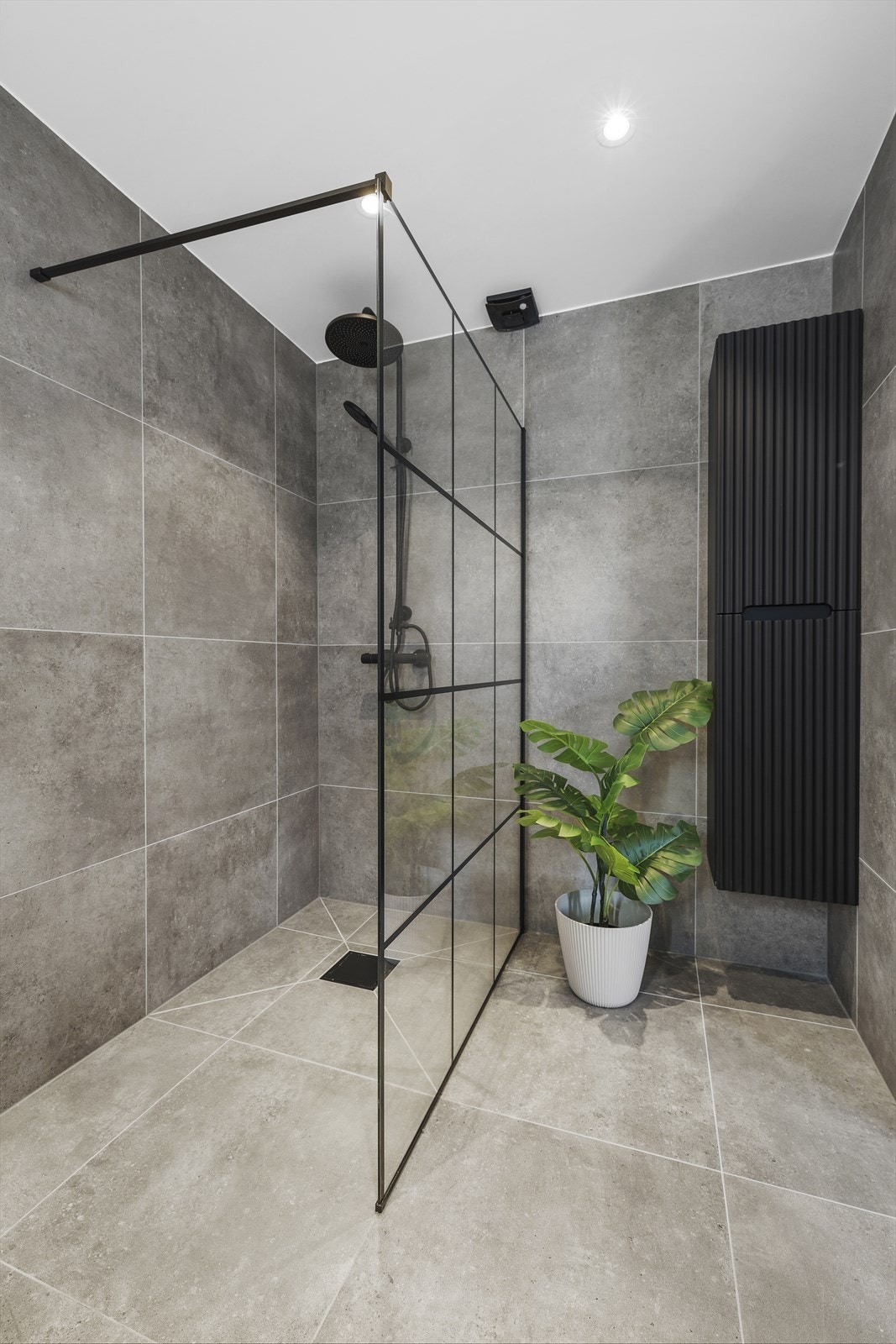 Romslig dusjhjørnet Galleribilde