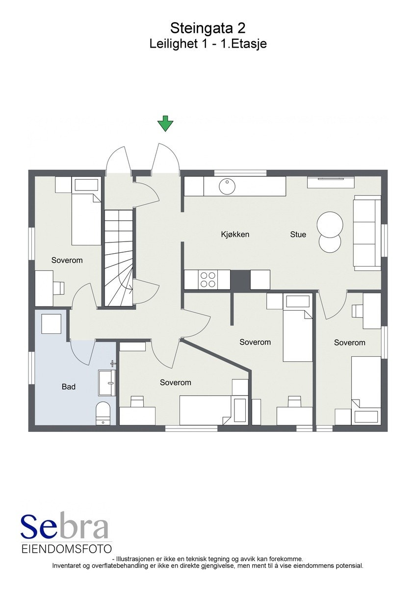 Plantegning Galleribilde