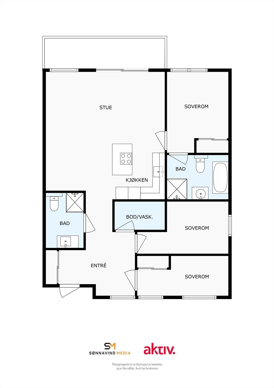 Plantegning Galleribilde