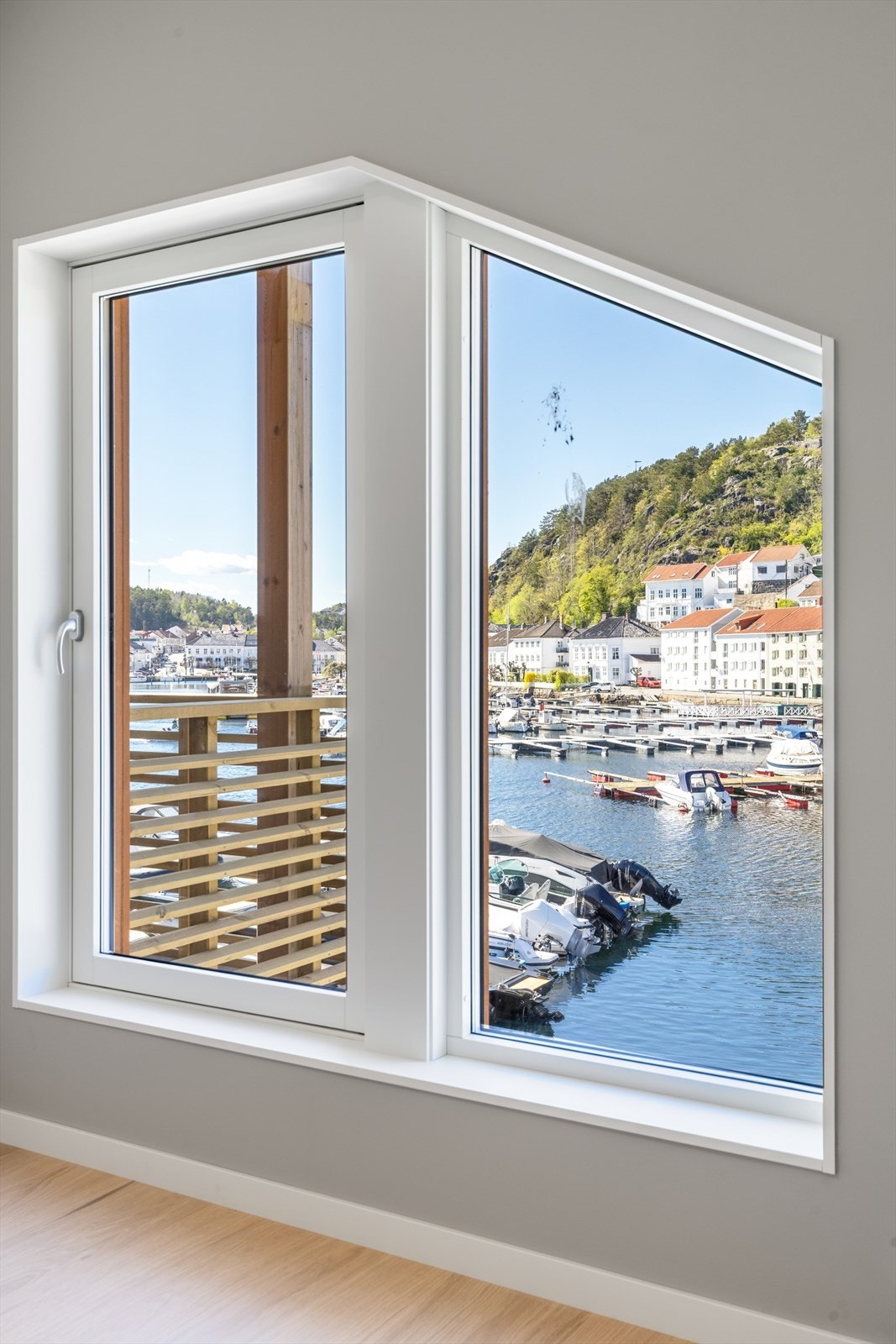 Utsikt fra hovedsoverom. Galleribilde