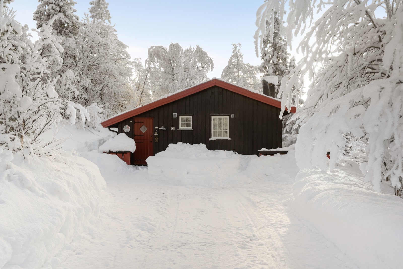 Området byr på flotte skiløyper Galleribilde