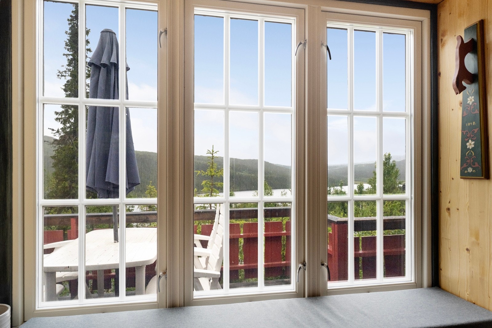 Utsikt til omgivelsene fra vinduene Galleribilde