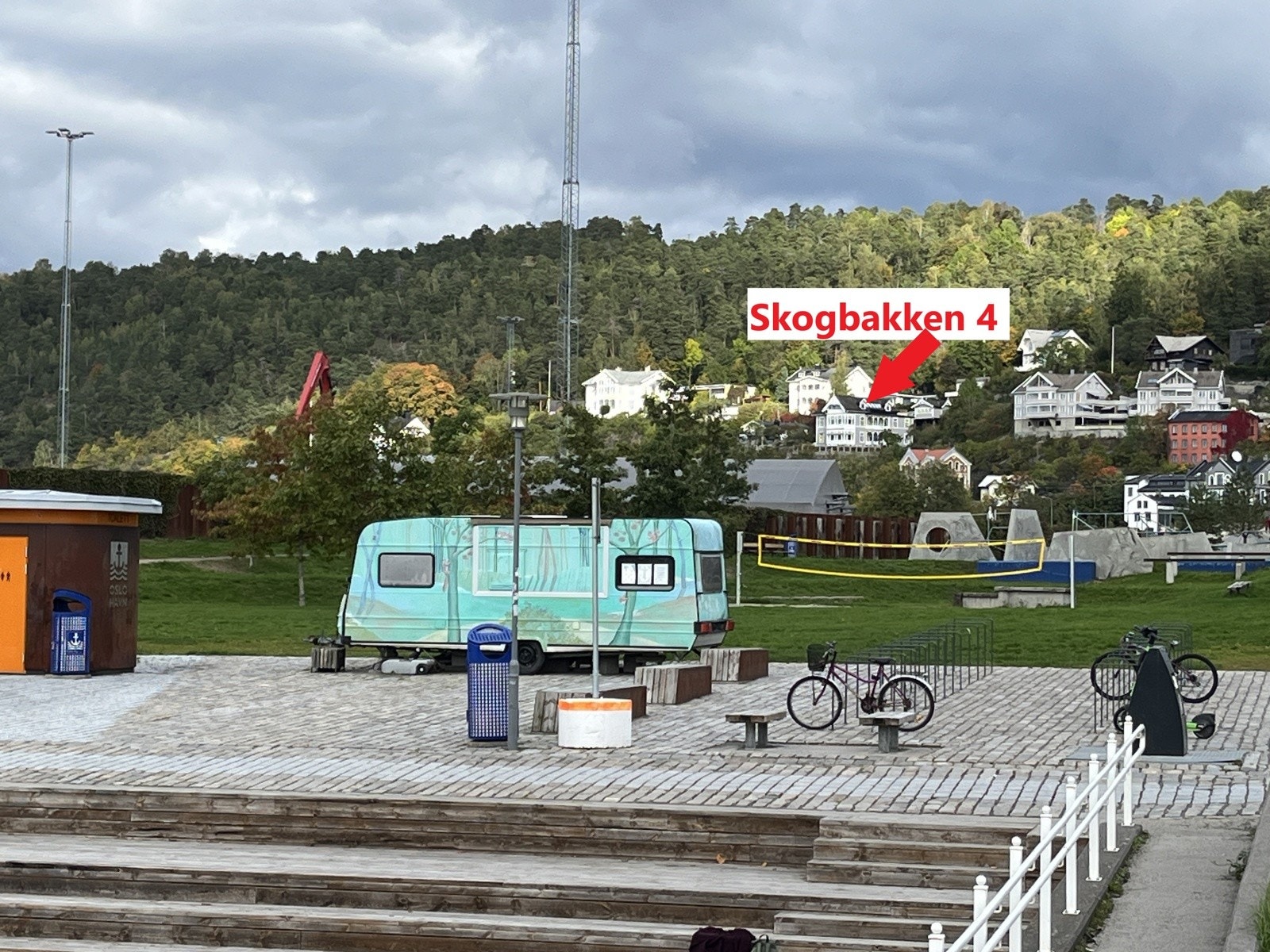 Sett fra Bekkelagsbadet Galleribilde