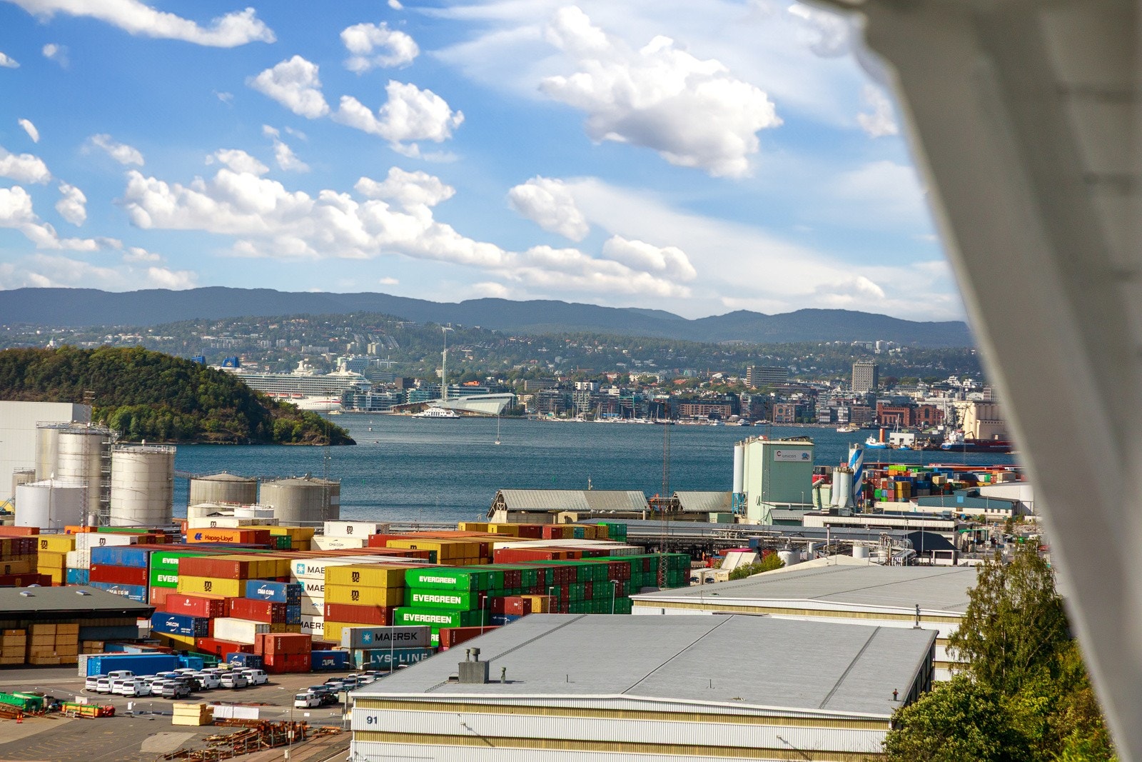 Utsikt til Oslo sentrum Galleribilde