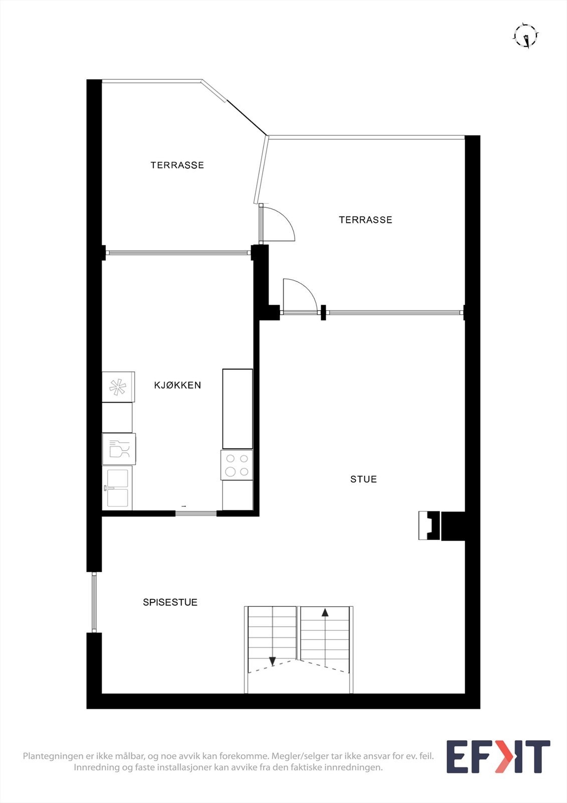 Plantegning 2 etasje. Galleribilde
