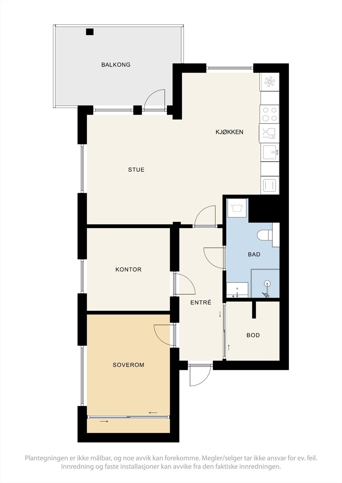 Plantegning. Galleribilde