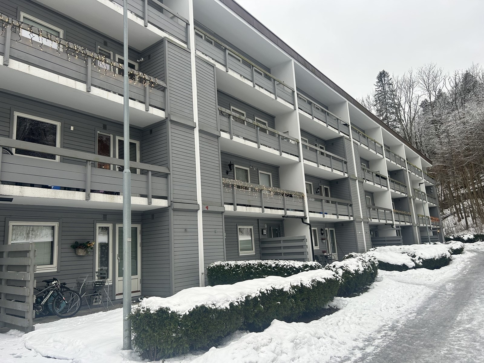 Fasaden fra inngangssiden. Galleribilde