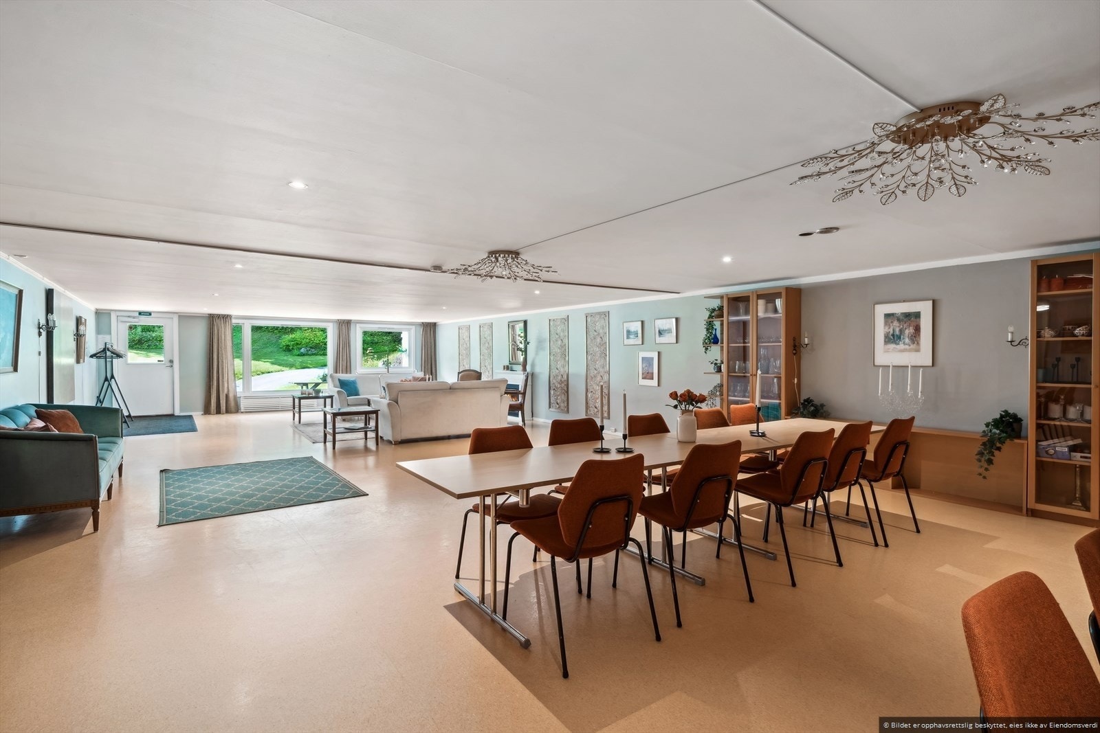 Edelgranveien 58 - Fellesstue som kan leies til private arrangementer. Galleribilde