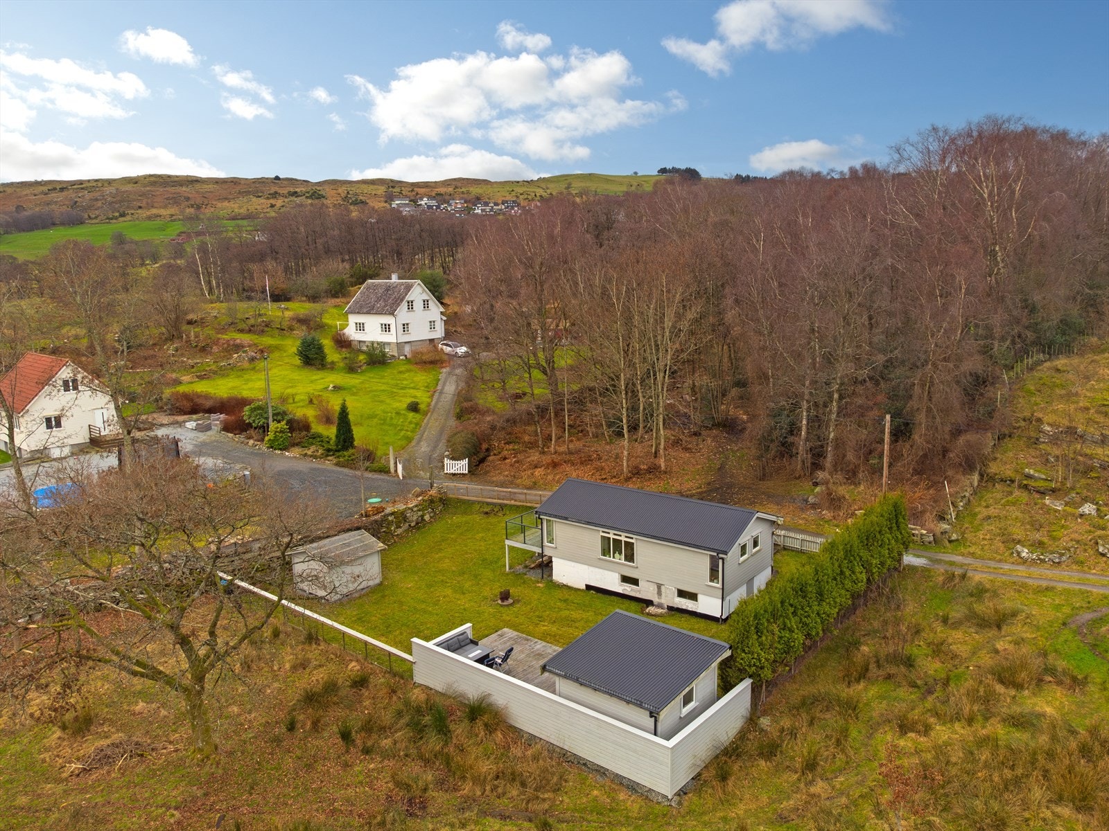 Dronefoto Galleribilde