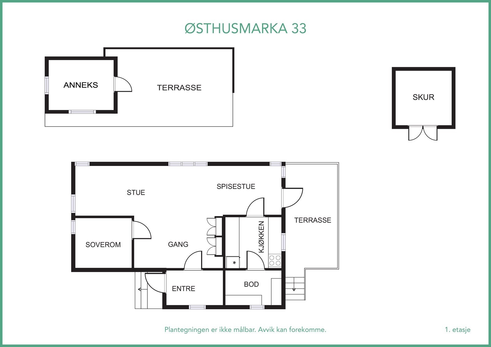 Plantegning Galleribilde