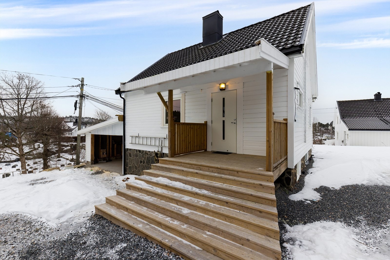 Overbygd inngangsparti Galleribilde