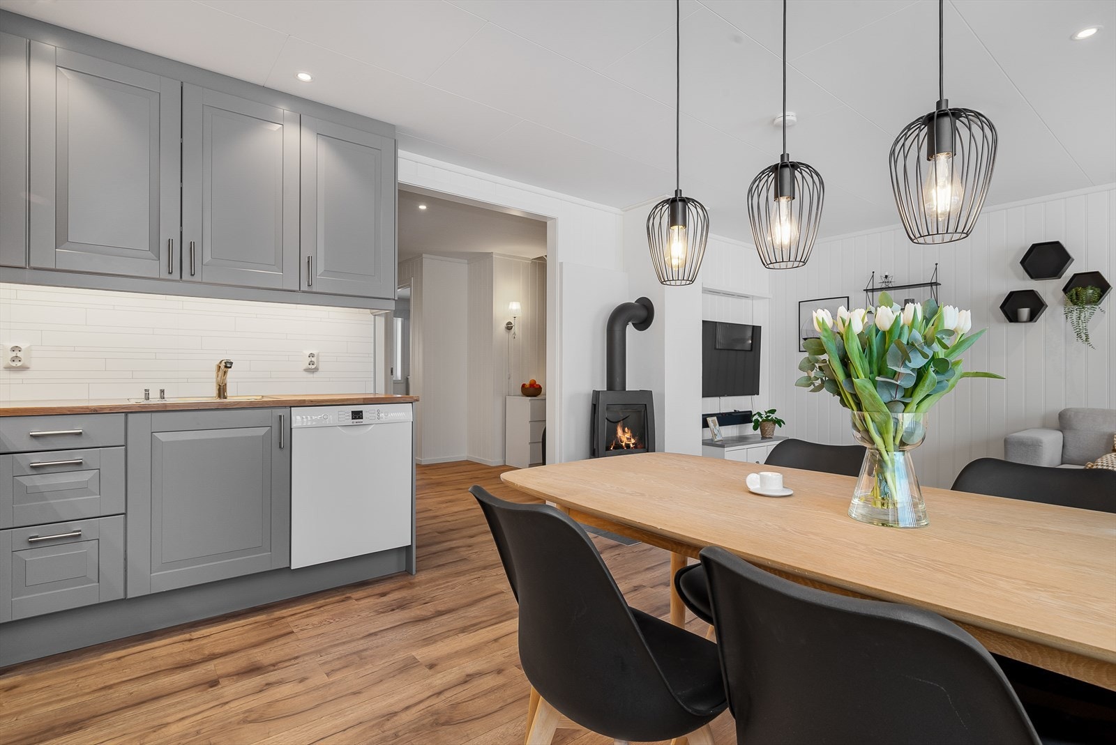 Kjøkken/stue. Galleribilde