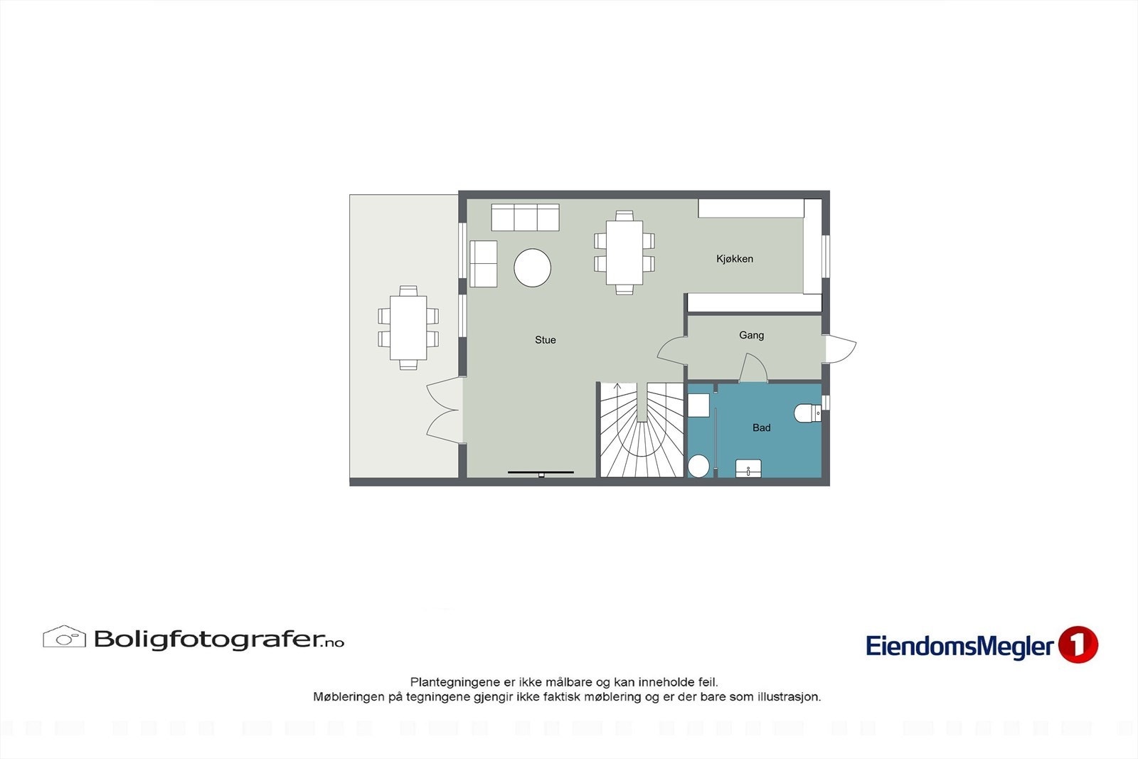 Plantegning 1. etasje. Galleribilde