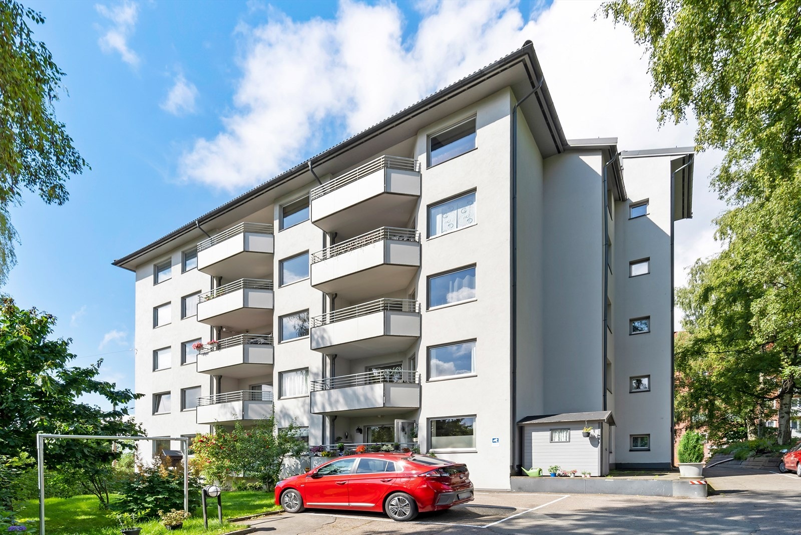 Sameiet Bentsebrugata 21 består av 30 seksjoner. Galleribilde