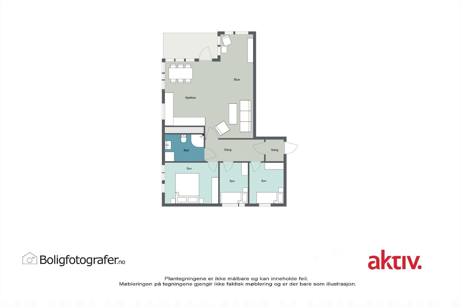 Fullstendig plantegning Galleribilde