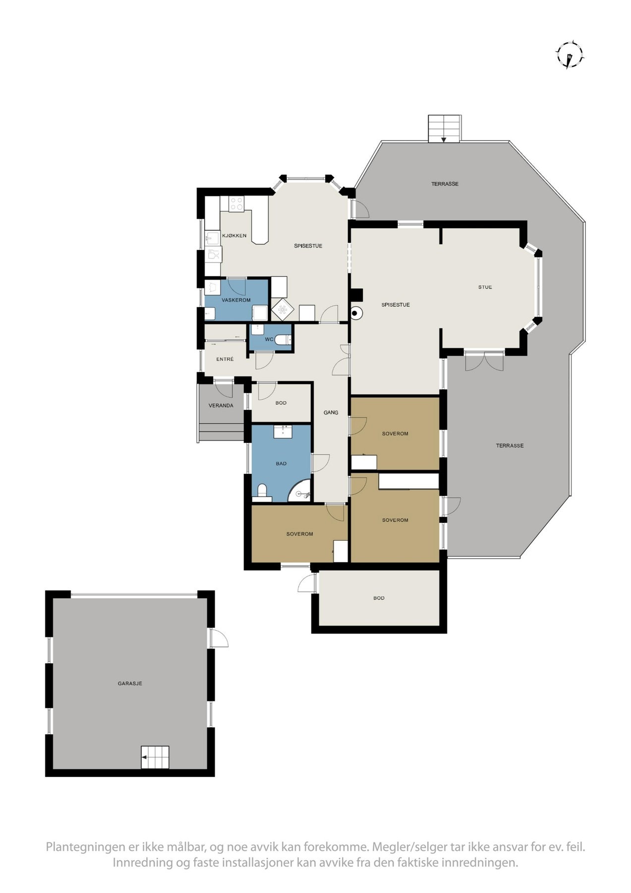 Plantegning Galleribilde