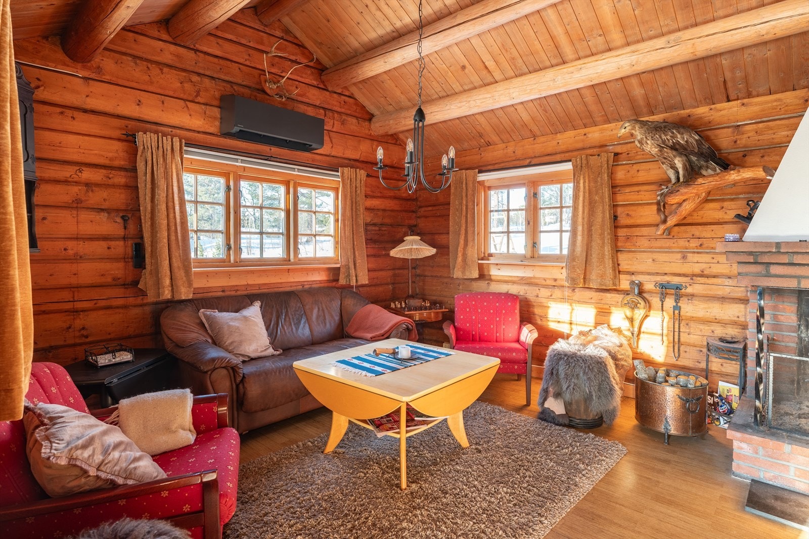 Stuerommet byr på svært god takhøyde. Galleribilde