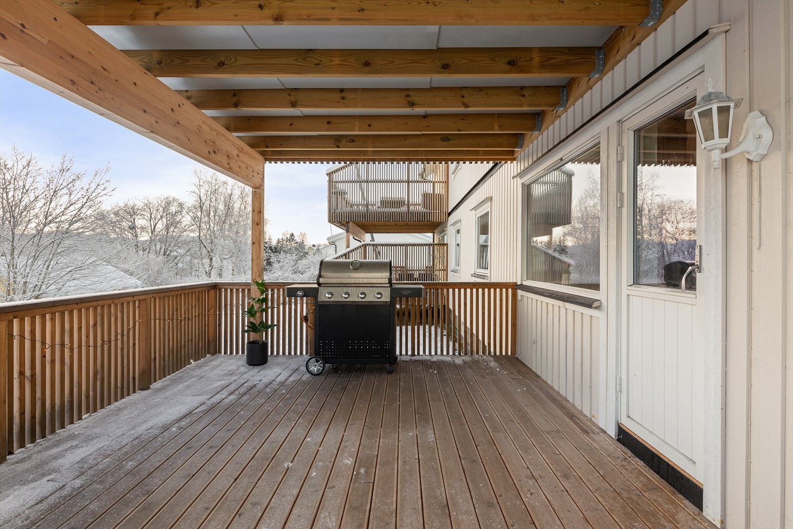 Balkongen ble montert i 2023 Galleribilde