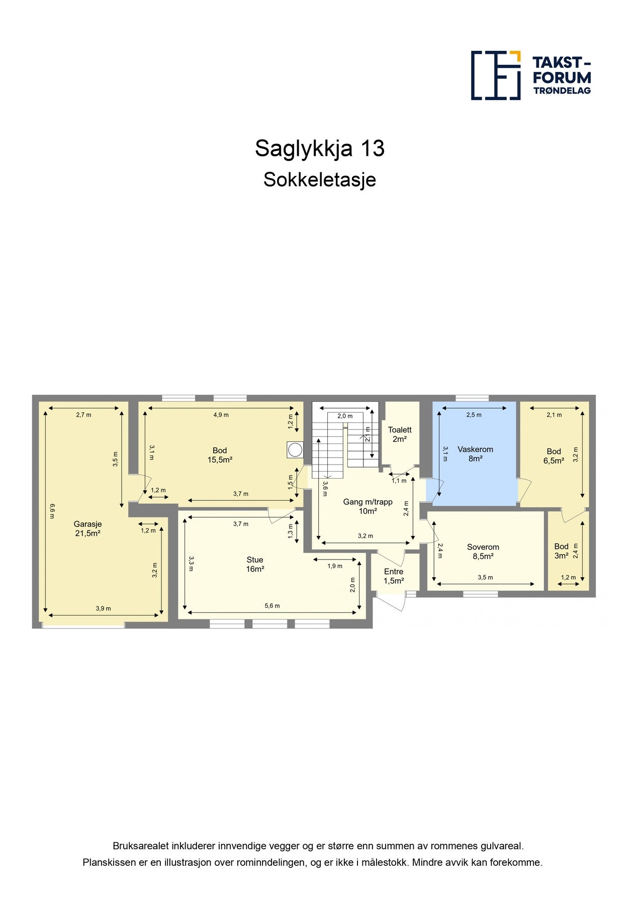 Planskisse Sokkel Galleribilde