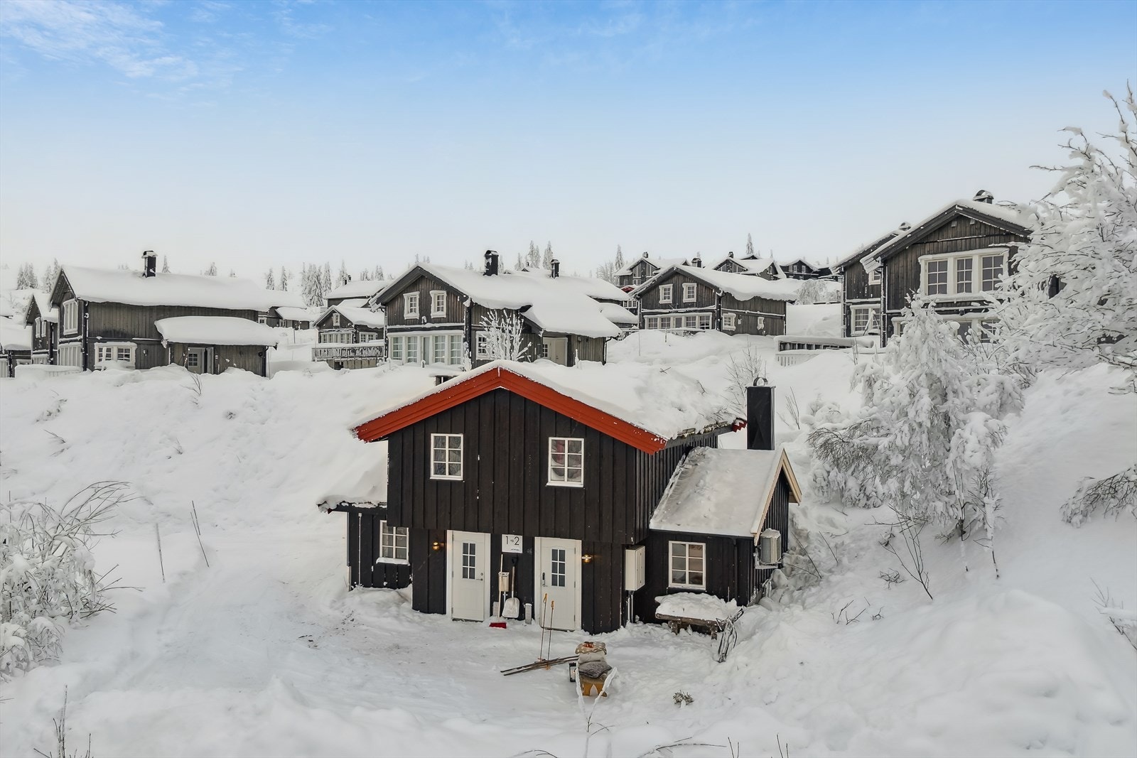 Langrennssporet ligger bare få meter fra døren, med tilgang til over 200 kilometer med preparerte løyper. Galleribilde