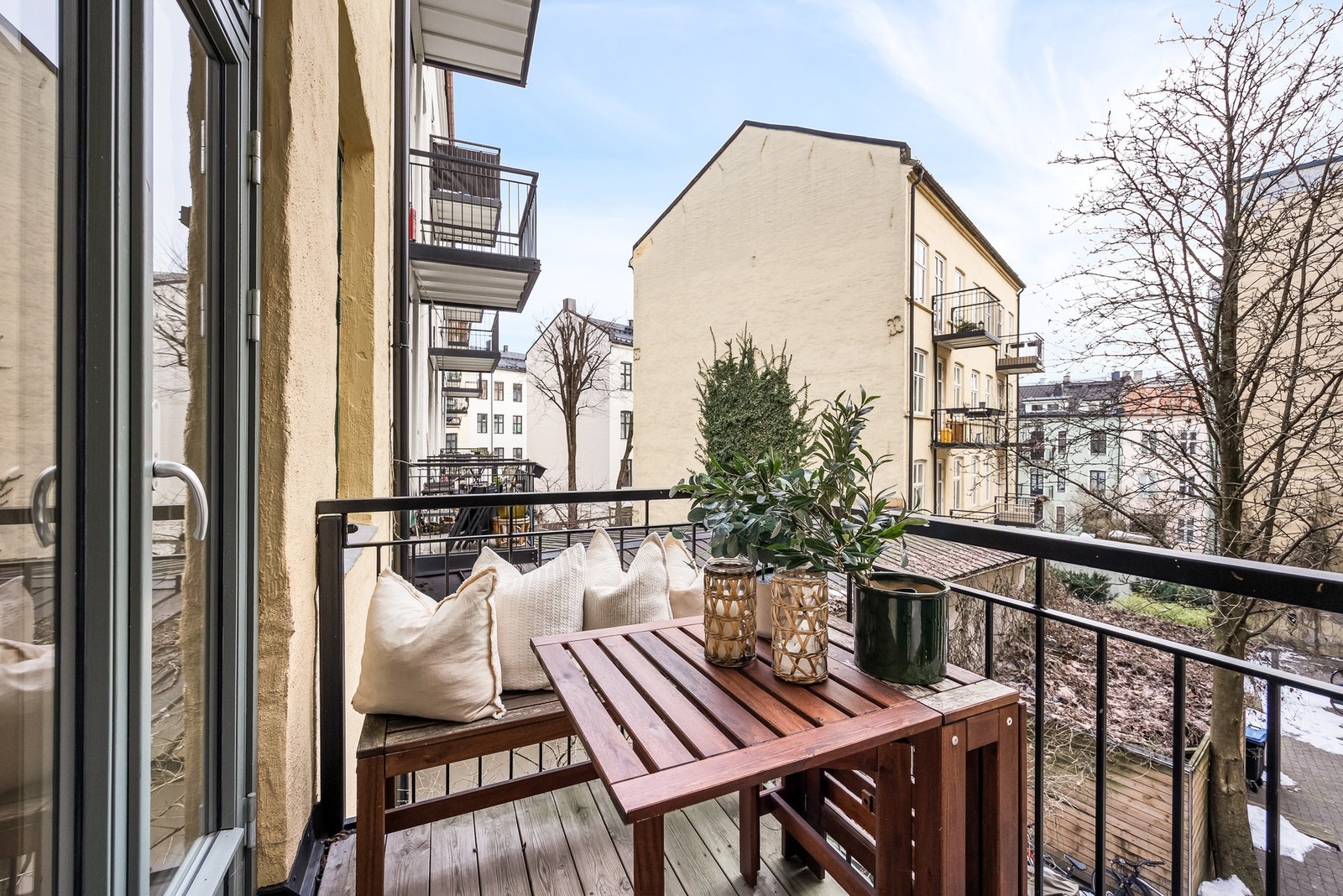 Balkongen ble satt opp i 2015. Galleribilde