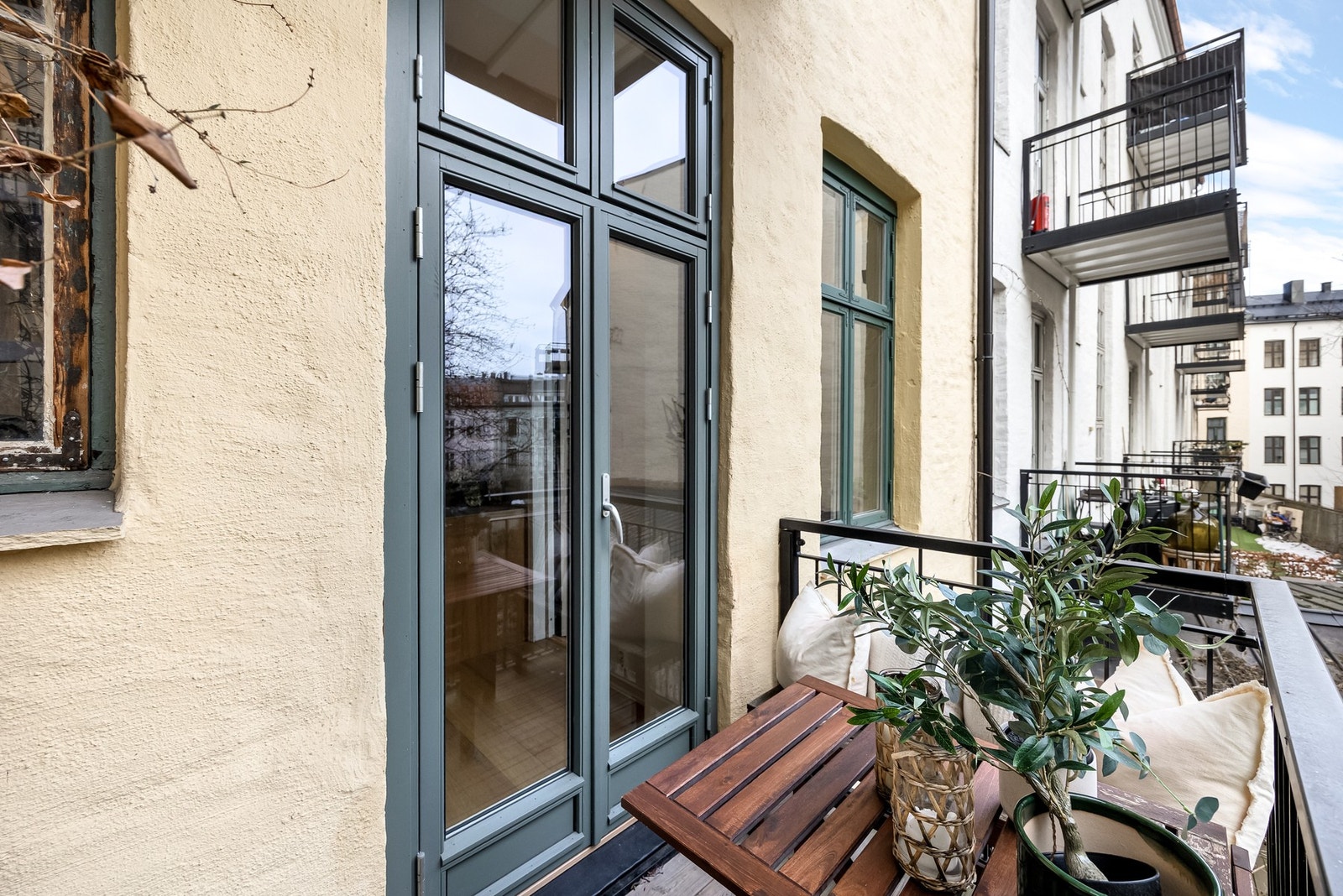 Balkongen er sydøst-vendt. Galleribilde