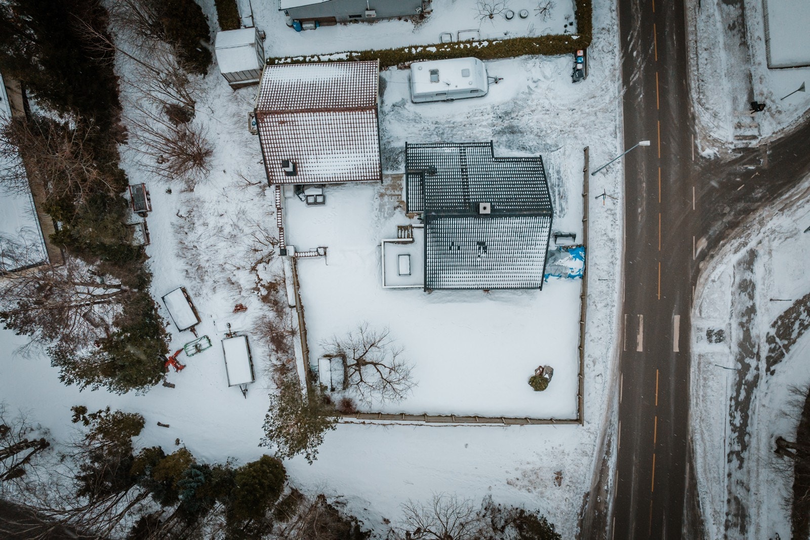Oversiktsbilde over tomta Galleribilde