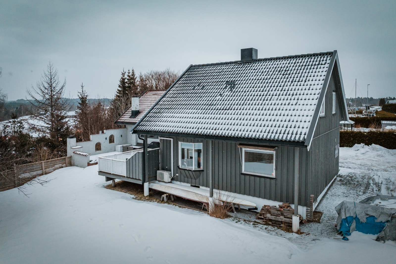 Her får du en hel enebolig med en utleiedel Galleribilde