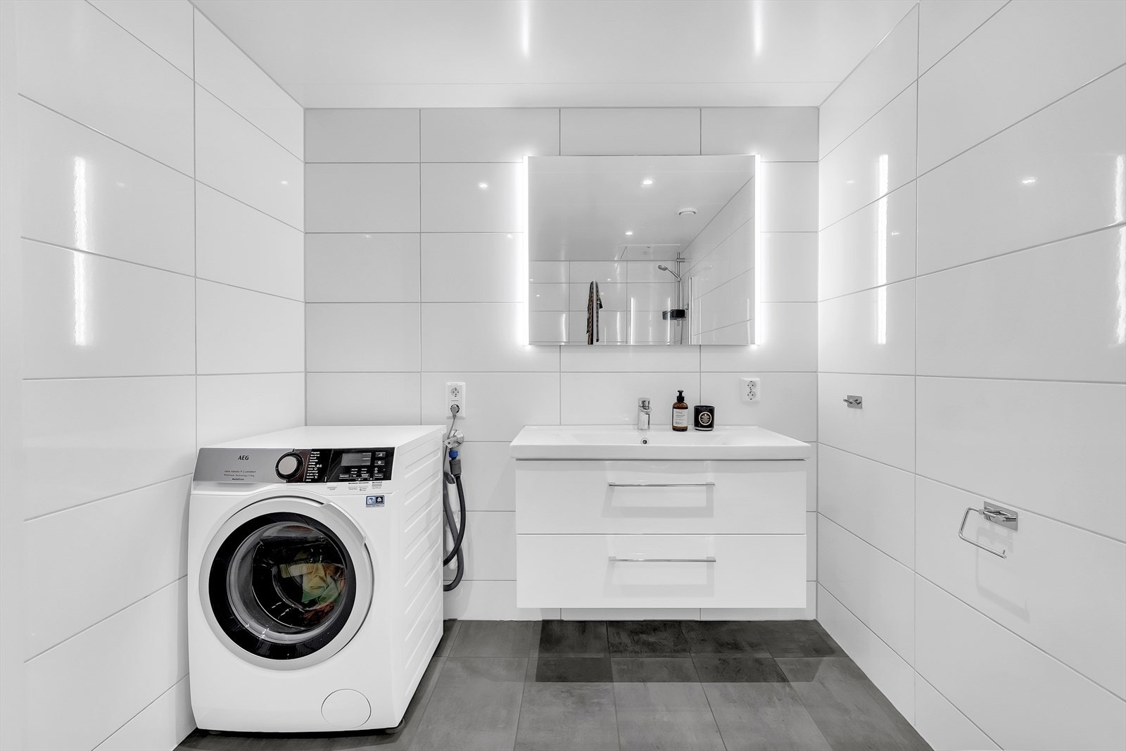 Varme i gulv. Galleribilde